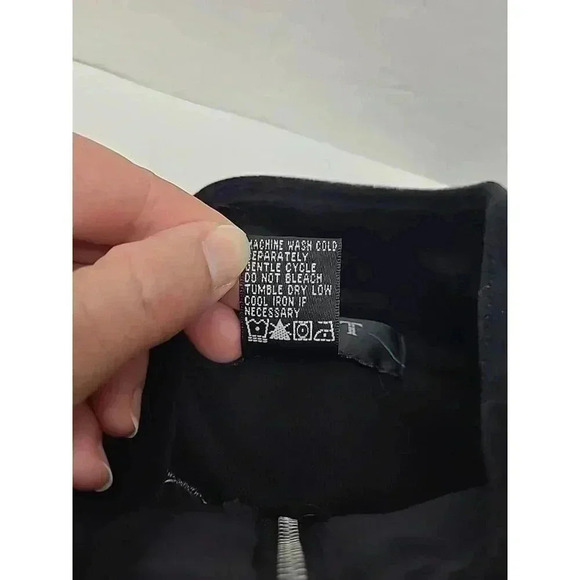 Vintage Planet & Company Christmas Sweater Women's Size Med Full Zip Embroidered - Picture 6 of 8